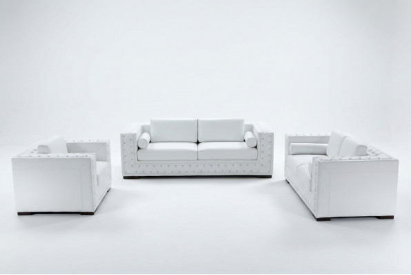Sofagarnitur 3+1+1 Sëtzer Set Design Sofas Polster Couches Lieder Chesterfield