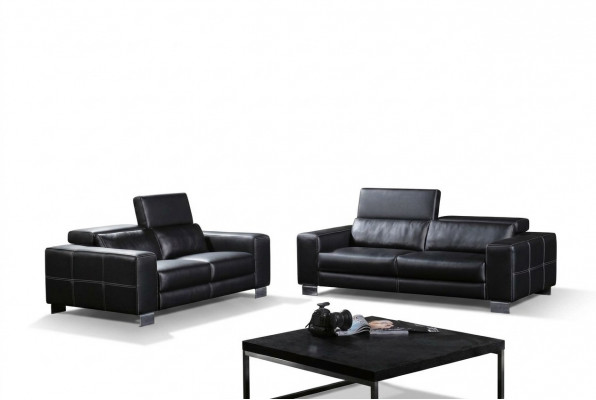 Set Liederdivan Canapé Wunnlandschaft 3+1+1 Setzmouer Garnitur Design Modern
