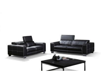 Set Liederdivan Canapé Wunnlandschaft 3+1+1 Setzmouer Garnitur Design Modern