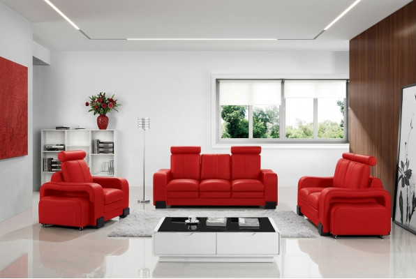 Design Zwee-Sëtz Sofa Couch Polster Modern Deko Couchen Sofa 2 Sëtzer