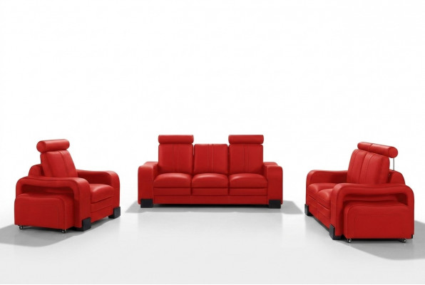 Design Zwee-Sëtz Sofa Couch Polster Modern Deko Couchen Sofa 2 Sëtzer