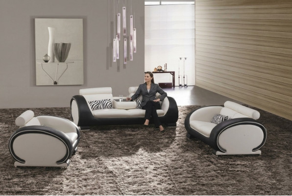 Sofagarnitur 3+2+1 Sëtzer Set Design Sofassen Polster Lieder Couchen Modern