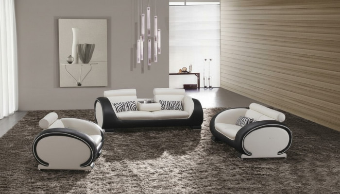 Sofagarnitur 3+2+1 Sëtzer Set Design Sofassen Polster Lieder Couchen Modern