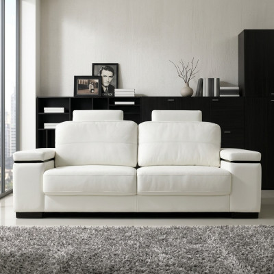 Sofa 2-Sëtzer Design Modern Sofas Stoff Polster Sëtz Zwëscher Lieder Nei