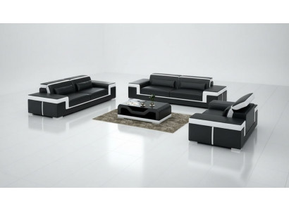Design Polstersëtz Canapé 3-Sëtzer Garnitur Sofa Sofae Couchen Dekor Lieder