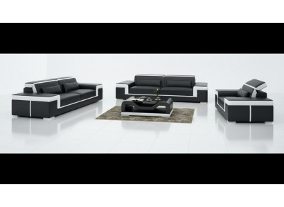 Canapé 2 Plazen Polster Designer Canapéen Sofas Garnitur NEI Ledercanapé