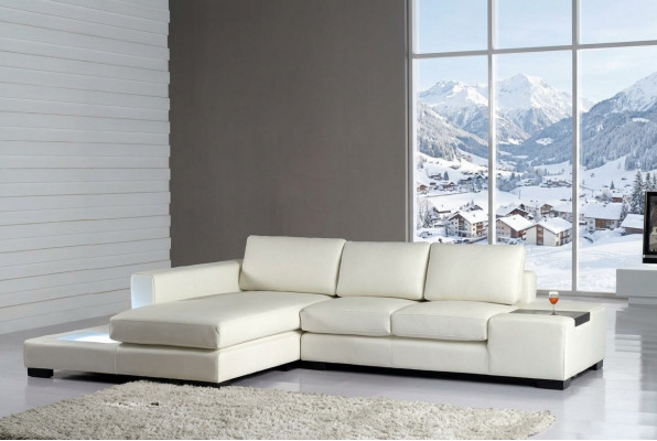 L-Form Sofa Canapé Polster Garnitur Design Wunnlandschaft Eckcanapé Lieder
