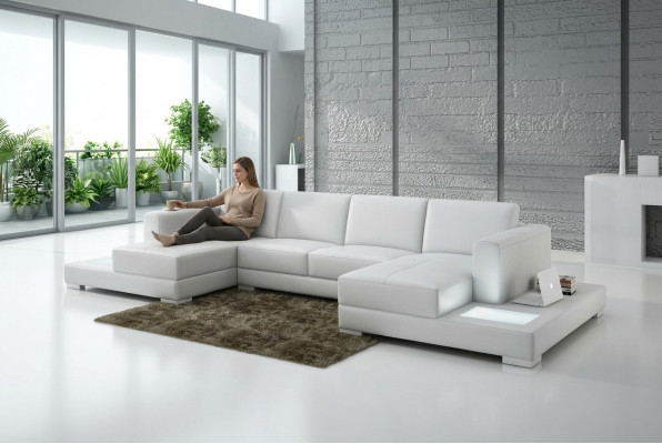 Wunnzëmmer Sëtzméiwel Couch Garnitur Lieder Sofa Polster Eckcouchen