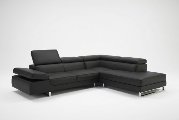 Eckcouch Liederzofa Wunnlandschaft L-Form Sofa Canapé Dekor Këssen Setz Eck