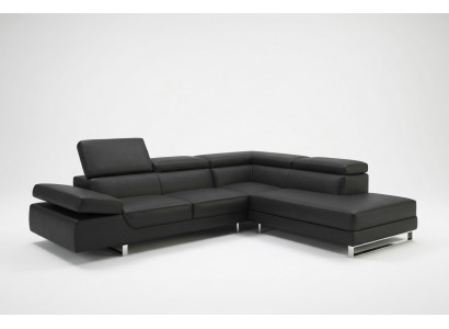Eckcouch Liederzofa Wunnlandschaft L-Form Sofa Canapé Dekor Këssen Setz Eck