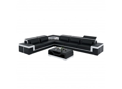 Designer Sofa Canapé Ecksofa Lieder Textil Garnitur Wunnlandschaft Polster.