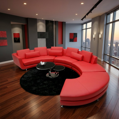 Rout Ronn Couch Ecksofa Wunnlandschaft Rondsofa Polster Garnitur Sofaen