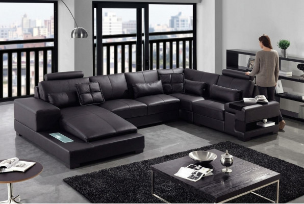 Canapé Landschaft U-Form Eckcanapé Sofa Garnitur Polstersëtzgruppen Nei
