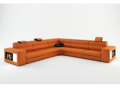 L-Form Modern Eckcanapé Couch Polster Lieder Design Canapé Garnitur