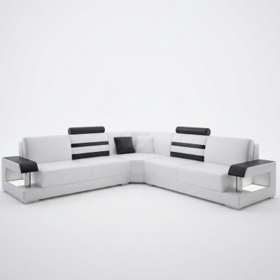 Designer Sofa Couch Ecksofa Polster Garnitur Wunnlandschaft Lieder Textil