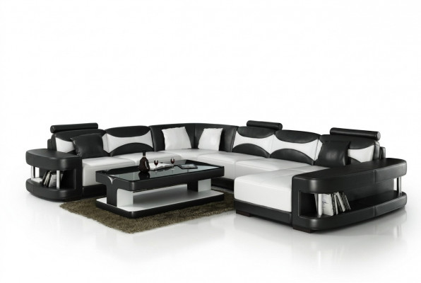 XXL grouss Wunnlandschaft U-Form Eckssofa Sofa Couch Polster Garnitur Lieder