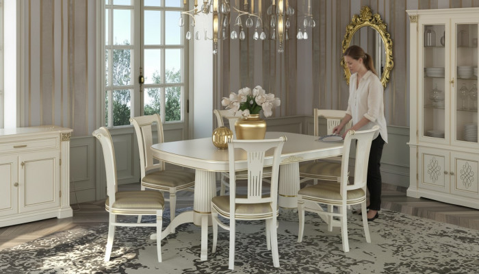 Fauteuil Stull Design Holz Textil Polster Iesszëmmer Stoff Still Lehnstull
