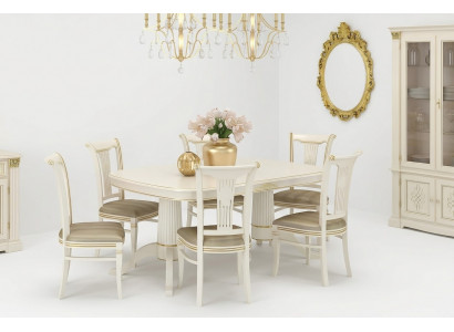Stull Set Still Polster Garnitur Kichen Wunnzëmmer Iesszëmmer Set Designer 6x