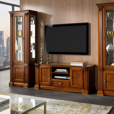 Wunnzëmmer Antik Stil Holz Kommode RTV Schaf TV Italienesch Barock