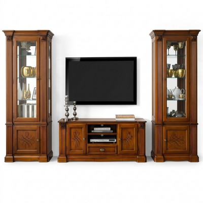 Wunnzëmmer Antik Stil Holz Kommode RTV Schaf TV Italienesch Barock