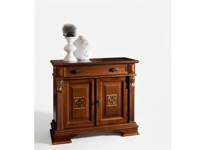Klassesche Wandsschaf Anrichte Holz Buffet Vitrin Luxus Schaf Miwwel