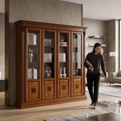Vitrinn Schaf Vitrinnen Wunnzëmmer Schau Schief Design Rokoko Barock