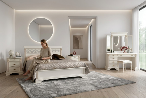 Duebelbett Bett Bestietnesbett Design Luxus Better Dekor Barock Rokoko Antik Stil