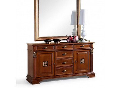 Kommod Anrichte Schaf Garderob Sideboard Italienesch Miwwelen Antik Stil Holz