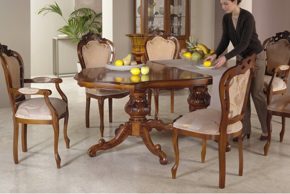 Set vun 6x Stull Luxus Polster Design Stull Stull Sëtz Réck Büro Iesszëmmer