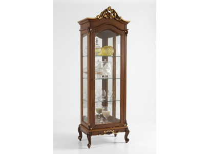 Edel Vitrin Antik Stil Barock Rokoko Klassesch Wunnzëmmer Glas Schaf