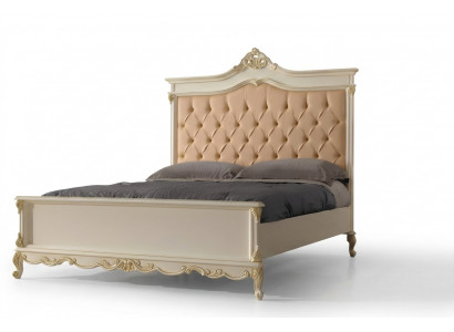 Bett Chesterfield Design Luxus Hotel Better Massivholz 180x200 Schlofzëmmer Italienesch Miwwelen