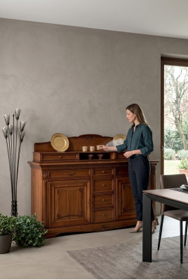XXL Buffet Kommode Kommoden Schaf Barock Rokoko Anrichte Konsole Massivholz
