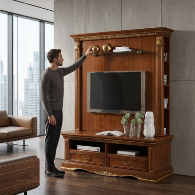 Sideboard Luxus Design Kommode Anrichte Fernsehwand Schaf Wohnzëmmer Miwwelen Massivholz