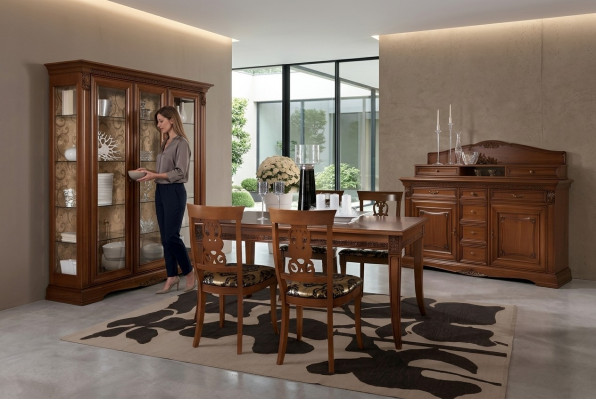 Iessdësch Iessdëscher Dëscher Dësch Design Klassesch Holz Barock Rokoko Italienesch