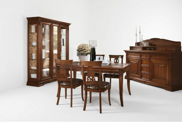 Iessdësch Iessdëscher Dëscher Dësch Design Klassesch Holz Barock Rokoko Italienesch
