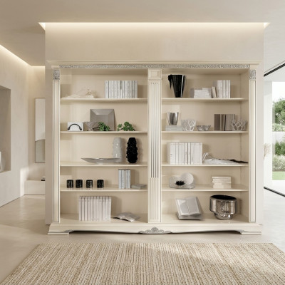 Büro Bicherregal Akteschaf Luxus Miwwel Stil Antik Schaf Barock Massivholz