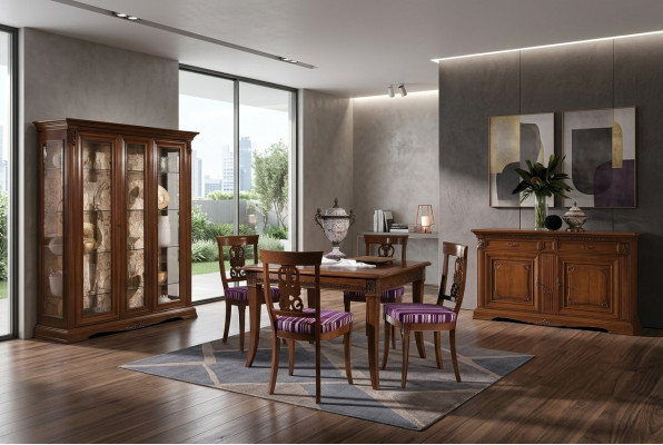 Iessdësch Iessdëscher Dëscher Dësch Design Klassesch Holz Barock Rokoko Miwwelen nei