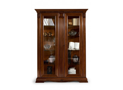Klassesch Vitrinneschaf Vitrinnëschaf Vitrine Glasschauffar Barock Rokoko Massivholz