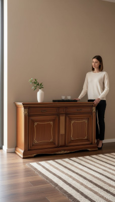 Sideboard Luxus Design Kommode Anrichte Lowboard Schaf Massivholz Italienesch Miwwelen