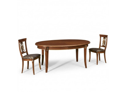 Iessdësch Dësch Holz Luxus Dëscher Barock Rokoko Iesszëmmer Antik Stil Italien Miwwelen