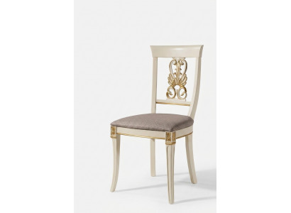 Luxus Design Polster Still Stiiler Sëtz Réck Massivholz Iesssall Barock