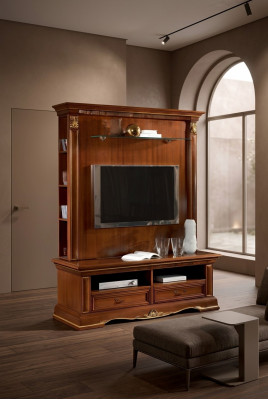 Fernsehschaf Konschbänk Wunnwand TV Schief Konschbänk Massivholz Landhaus Massivholz