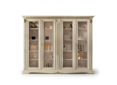Vitrine Schief Vitrinnen Wunnzëmmer Schauffënster Schiefen Design Barock Rokoko Massivholz