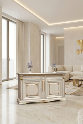 Kommode Design Wunnzëmmer Miwwelen Massivholz Nei Sideboard Lowboard Schaf Nei