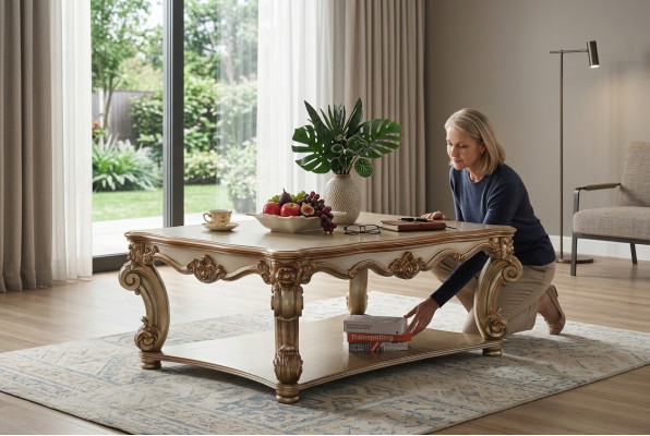 Dësch Couchtisch Bäistelltisch Wunnzëmmertisch Dëscher Sofa Bäistell Holz