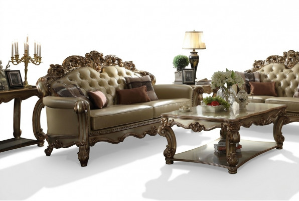 Klassesch Dräisëtzer Canapé Chesterfield Sofa Polstersofaen Canapéen
