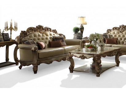 Klassesch Dräisëtzer Canapé Chesterfield Sofa Polstersofaen Canapéen