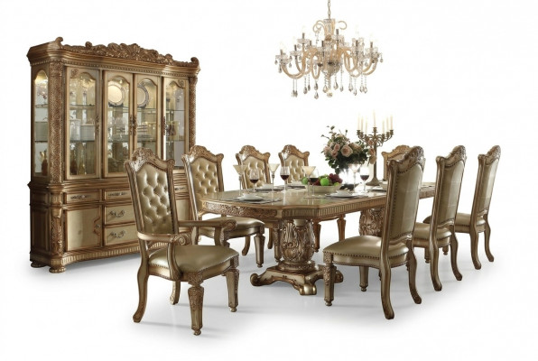 Kinneken Eeschdësch Dësch Holz Dëscher Rokoko Barock Iesszëmmer Antik Stil