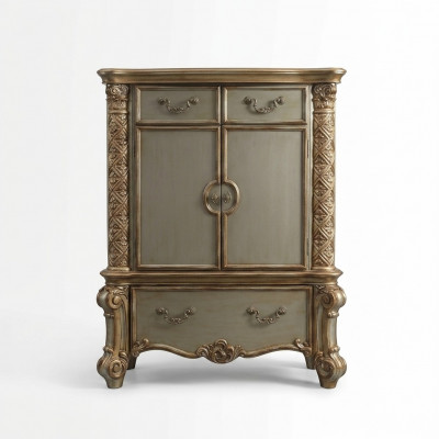 Buffet Kommode Kommoden Schaf Barock Rokoko Anrichte Konsole Gold Holz Nei