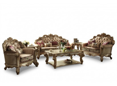 Sofagarnitur 3+2 Sëtzer Klassesch Wunnlandschaft Sofas Couchen Pousteren